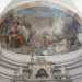 Il sovrastante catino absidale rappresenta la risurrezione di Cristo